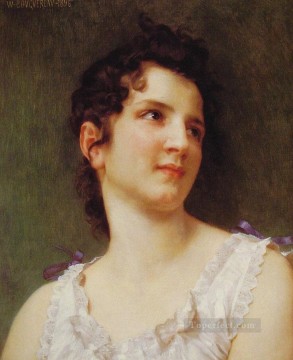 若い女の子の肖像画 1896 写実主義 ウィリアム・アドルフ・ブーグロー Oil Paintings